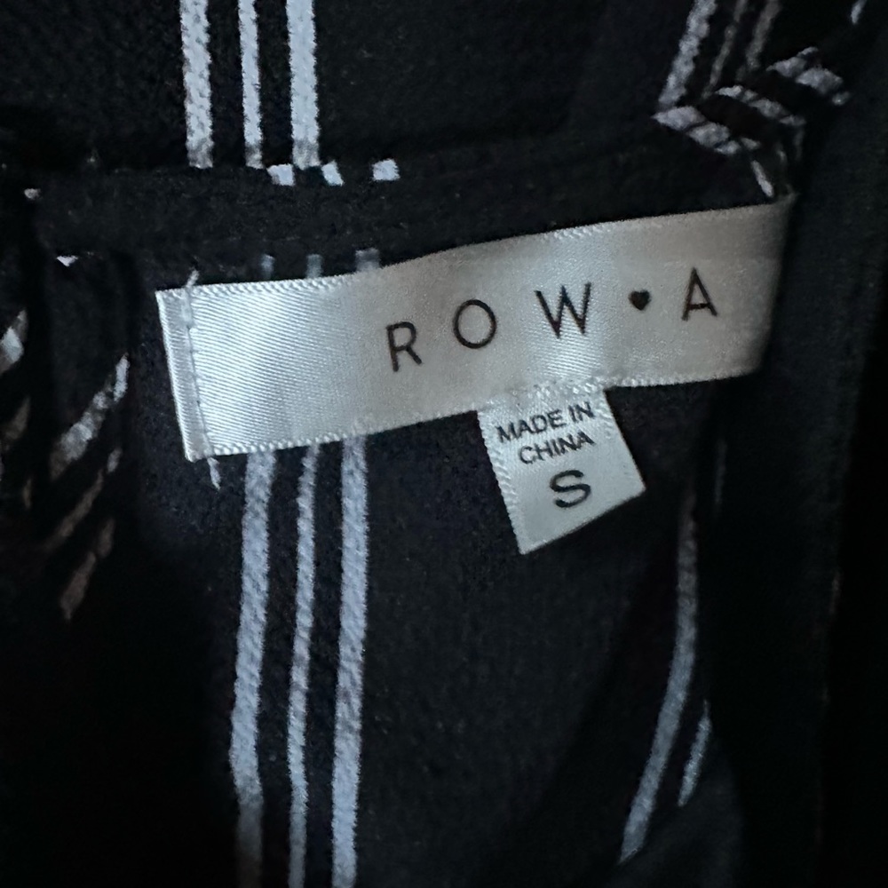 Row A long striped sexy deep v evening going out romper flowy pant jumps… - Picture 3 of 4
